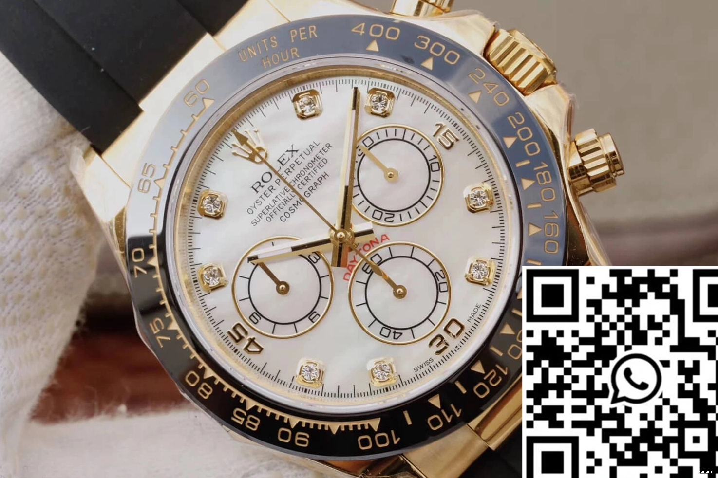 Dial Diamond JH V6 Daytona M116518ln-0037 Factory Cosmograph Rolex 0118